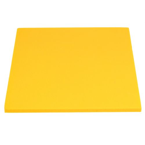 Floristik24 Painéis de design de espuma floral plug-in tamanho amarelo 34,5 cm × 34,5 cm 3 unidades