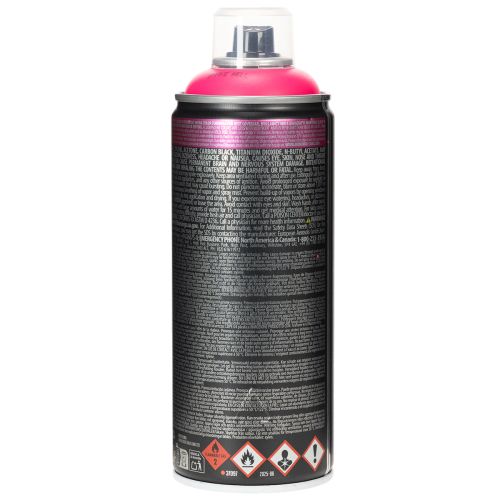 Itens Tinta spray rosa neon fluorescente, Montana Cans 400ml