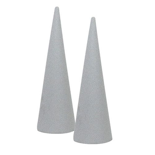 Itens Cone de espuma floral massa floral seca H40cm 2 pcs