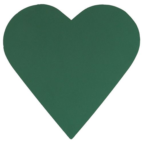 Itens Plug-in de coração de espuma floral verde 53 cm 2 peças decoração de casamento
