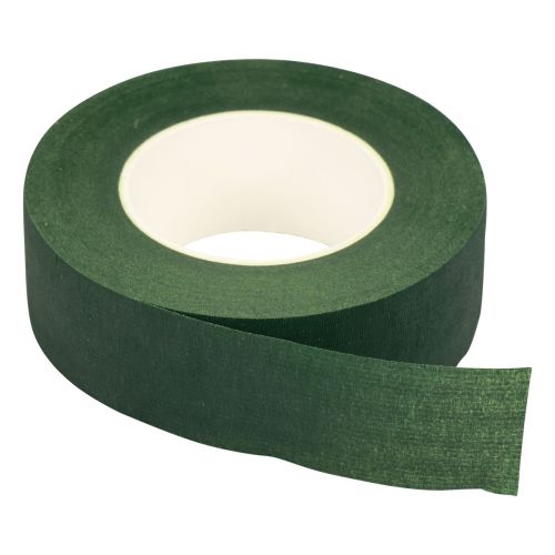 Floristik24 Fita floral fita de embrulho de flores verde 25mm 6×30m