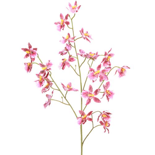Itens Oncidium Orquídeas Artificiais Decoração Rosa Violeta 93cm 2pcs