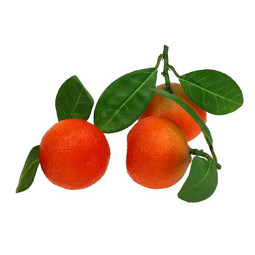 Floristik24 Mini laranja com folha 5cm 8pcs