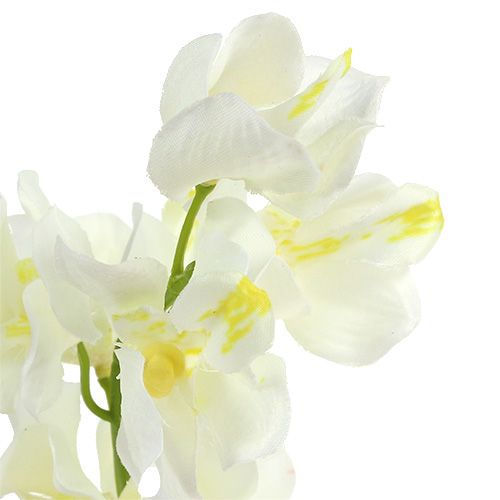 Itens Creme de orquídea artificial 50cm 6pcs