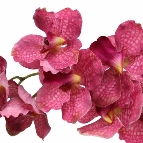 Itens Ramo de orquídea artificial Rosa Alt.83cm