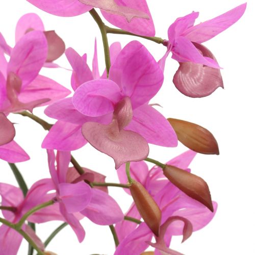 Itens Orquídea em vaso violeta Alt.55cm