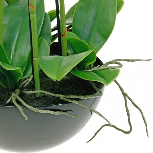 Floristik24 Orquídeas artificiais em vaso planta artificial branca 63cm