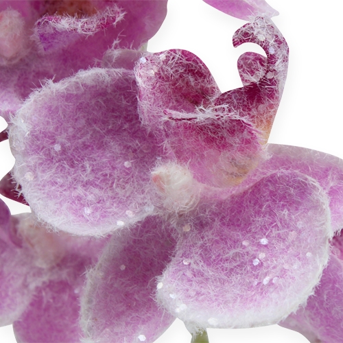 Itens Orquídea com glitter, rosa 35cm