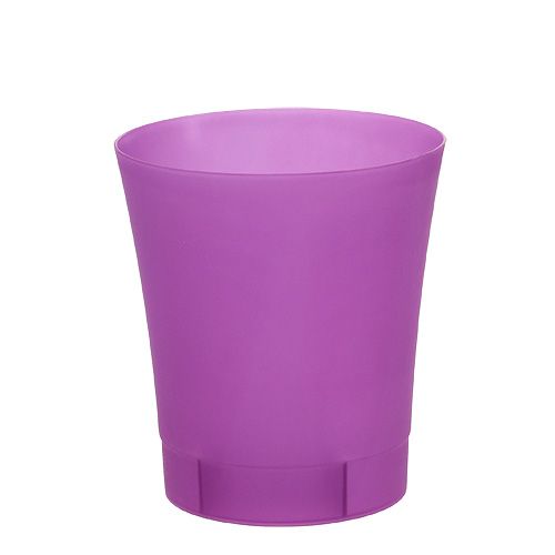 Vaso de orquídea plástico violeta Ø12,5cm Alt.14cm
