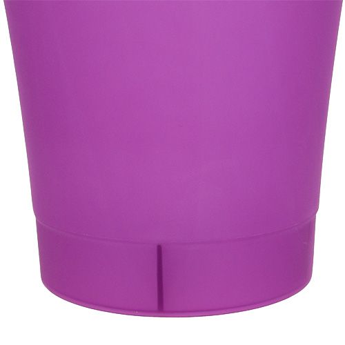 Floristik24 Vaso de orquídea plástico violeta Ø12,5cm Alt.14cm