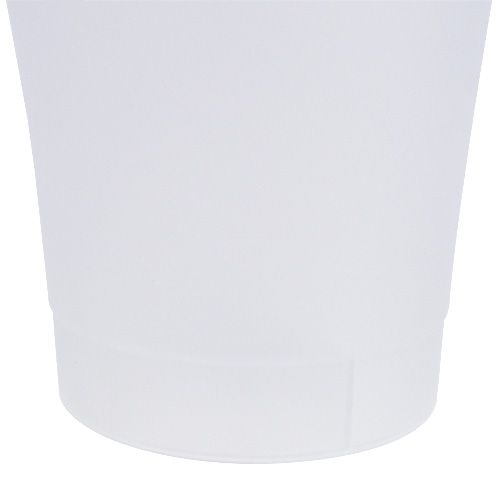 Floristik24 Vaso de orquídea em plástico branco Ø12,5cm Alt.14cm, 1p