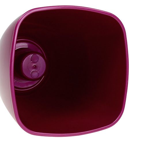 Itens Vaso de orquídea brilhante Ø12,5cm cereja 1ud