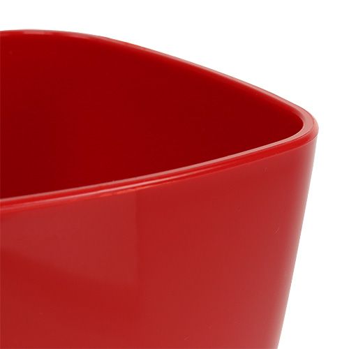 Itens Vaso de orquídea brilhante Ø12,5cm vermelho, 1 un.