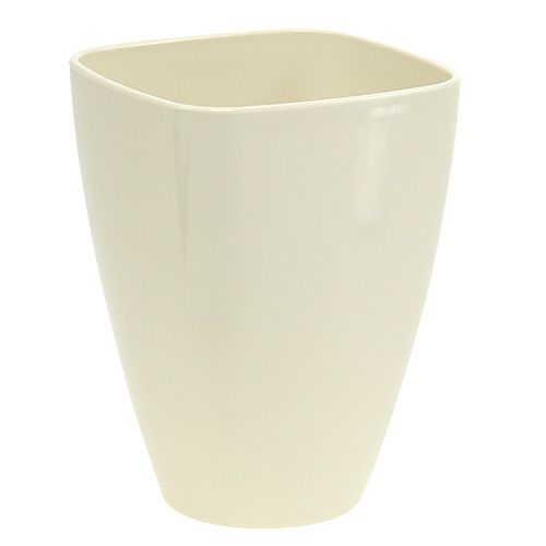 Floristik24 Vaso de orquídea brilhante Ø12,5cm areia, 1 peça