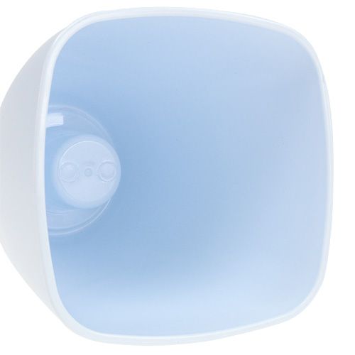 Itens Vaso de orquídea brilhante Ø12,5cm branco 1ud