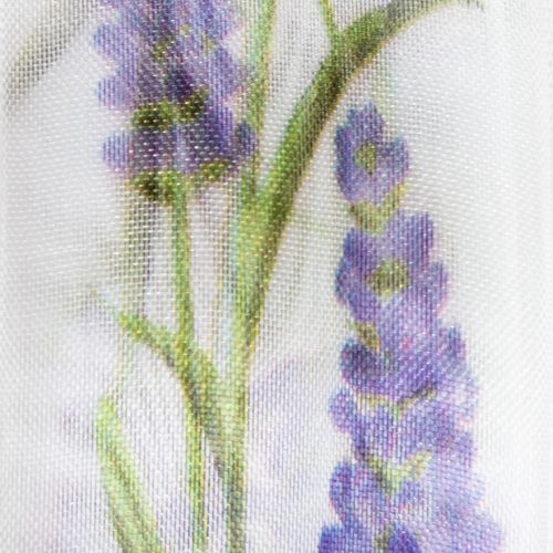 Itens Fita de organza, fita de chiffon, fita decorativa, lavanda, 40mm, 20m