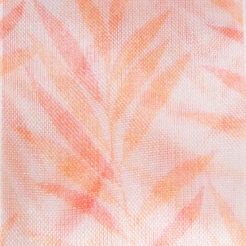 Itens Fita de organza, fita de chiffon, laranja-floresta, 40mm, 15m