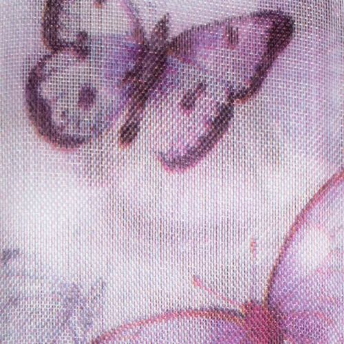 Itens Fita de organza, fita de chiffon, borboletas, roxa, 40mm, 18m