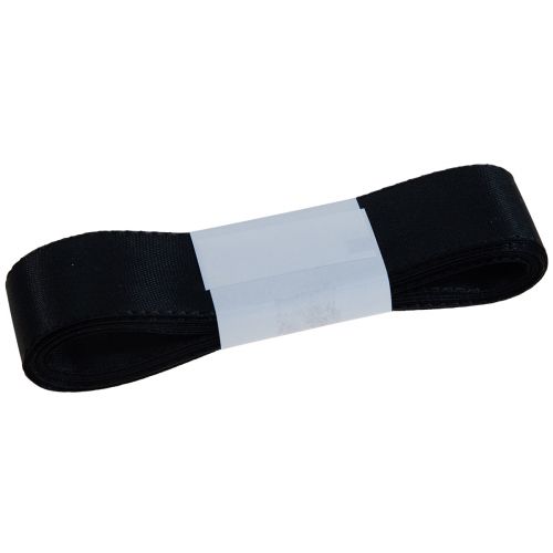 Itens Fita Deco fita de presente fita preta ourela 25mm 3m