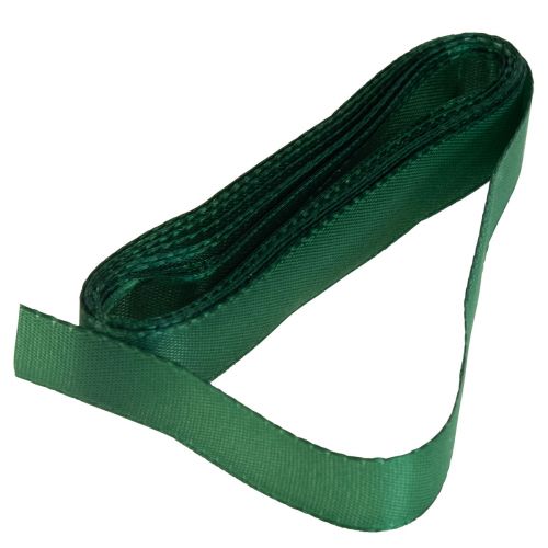 Floristik24 Fita decorativa fita de presente verde ourela verde escuro 15mm 3m