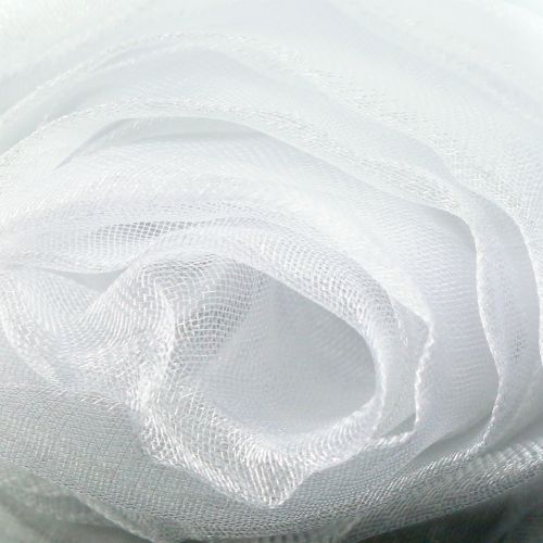 Itens Tecido decorativo organza branco 150cm x 300cm