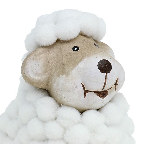 Itens Decoração de Páscoa decorativas ovelhas 7,5 cm branco-cinza 1p