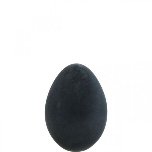 Itens Ovo de Páscoa para decoração ovo de plástico preto flocado 20cm