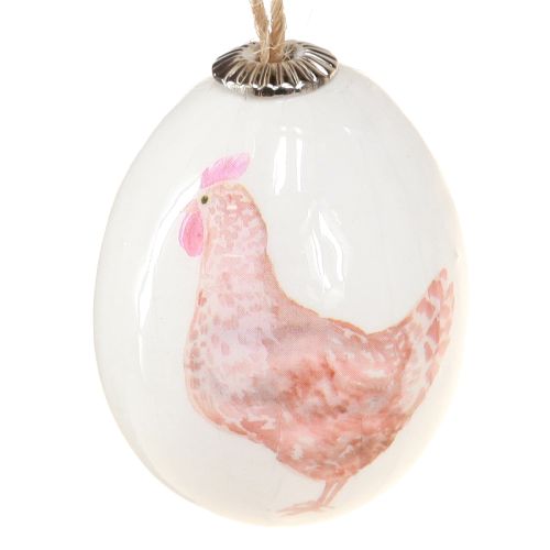 Floristik24 Ovos de Páscoa de plástico com frango verde marrom 3,5-5,5 cm 24 unidades
