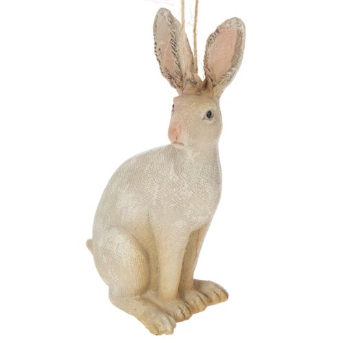 Itens Figura de coelhinho da páscoa para pendurar decoração de páscoa polyresin H9.5cm 4pcs