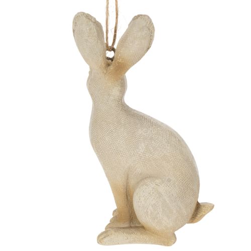 Itens Figura de coelhinho da páscoa para pendurar decoração de páscoa polyresin H9.5cm 4pcs