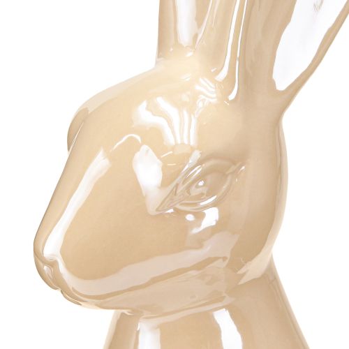 Itens Coelho da Páscoa Cerâmica em Bege Coelho de Cerâmica Grande H49,5cm