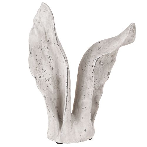 Floristik24 Decoração de coelho da Páscoa orelhas de coelho cinza/branco shabby chic h29cm