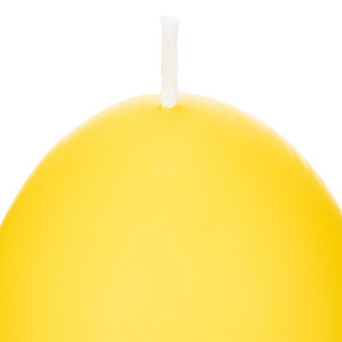 Itens Vela em formato de ovo de Páscoa para decoração de sala de estar, atraente e perfeita para a Páscoa, 9 cm, 20 h, 6 unidades.