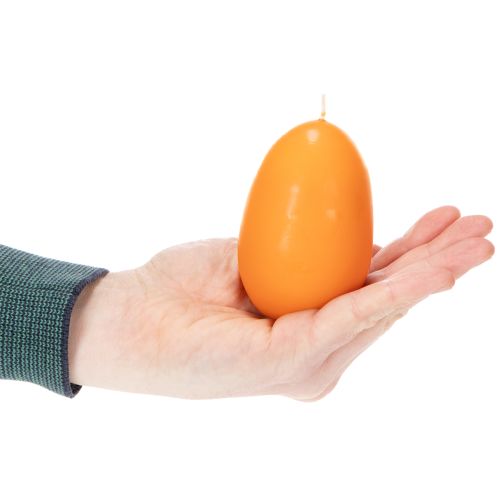 Itens Vela em formato de ovo para decoração de Páscoa, perfeita para criar um ambiente festivo em casa, 9 cm, 20 h, 6 unidades.