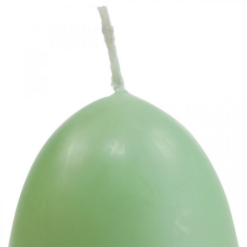 Itens Velas de Páscoa forma de ovo, velas de ovo Verde Páscoa Ø4.5cm A6cm 6uds
