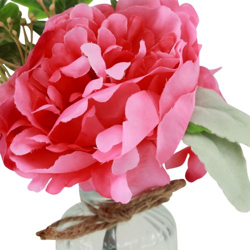 Itens Decoração de peônia no vaso decoração de mesa verão rosa 20cm