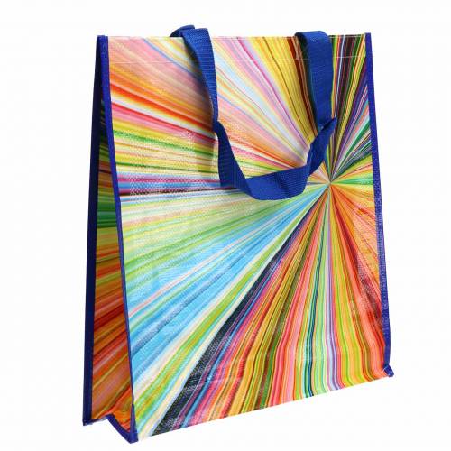 Floristik24 Saco de compras com alças de plástico Mikado 37×10×40cm