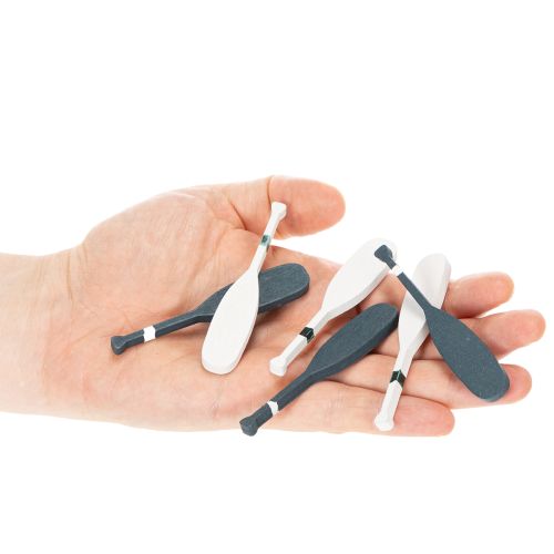 Miniaturas de remo decorativas para decoração náutica, 8 cm, 18 peças | Floristik24.pt