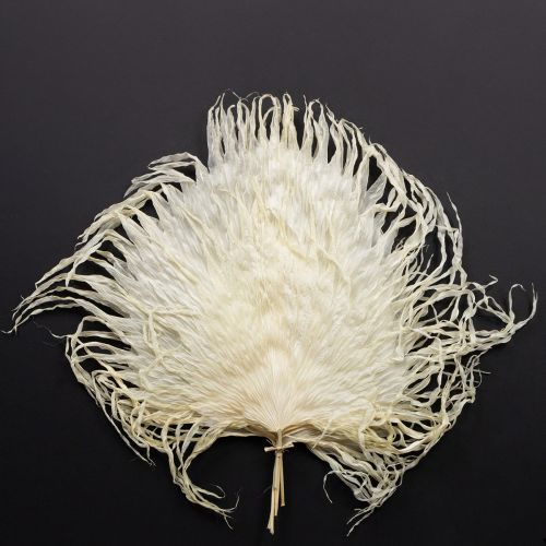 Folhas de palmeira secas decorativas branqueadas 45cm 5 unidades