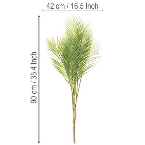 Ramo de palmeira artificial, planta artificial para arranjos, 90 cm | Floristik24.pt