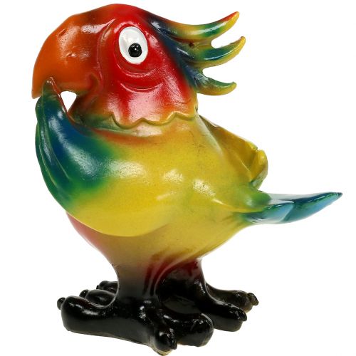Floristik24 Estatueta de papagaio 11,5 cm colorida 1p