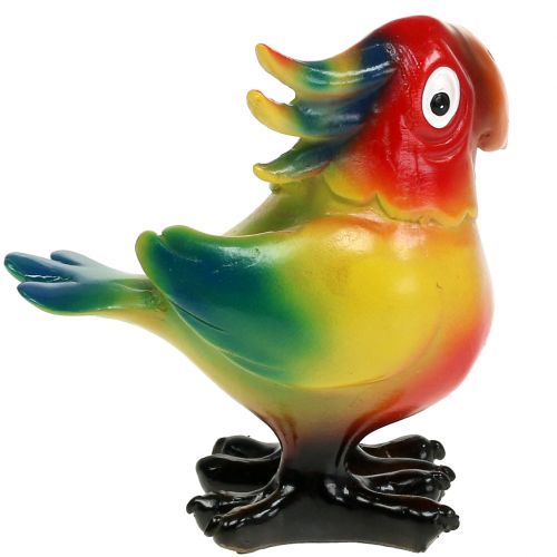 Floristik24 Estatueta de papagaio 11,5 cm colorida 1p