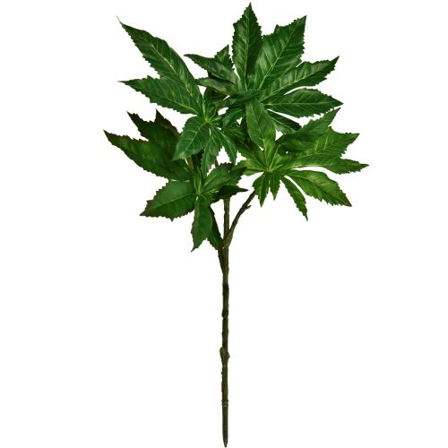 Itens Folhas de mamão ramo de deco artificial planta artificial verde 40cm