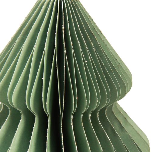 Itens Árvore de Natal de papel hortelã prata glitter Alt.20cm 5 un