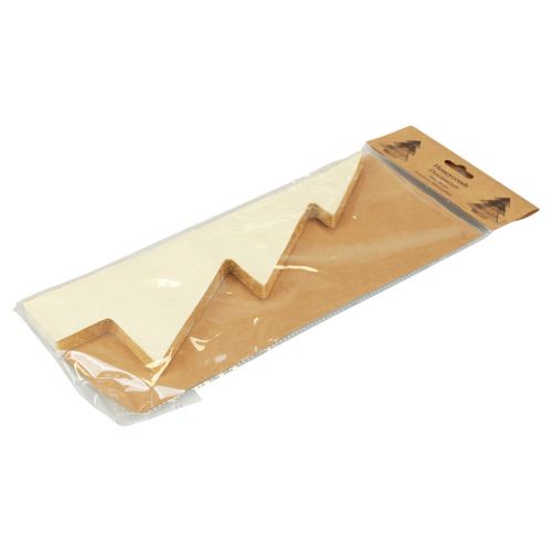 Itens Árvore de Natal de papel Árvore de Natal de papel creme dourado Alt.30cm