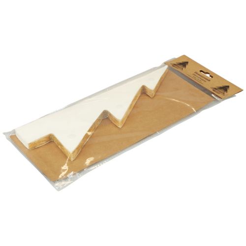 Floristik24 Árvore de Natal de Papel Árvore de Natal de Papel Ouro Branco Alt.30cm