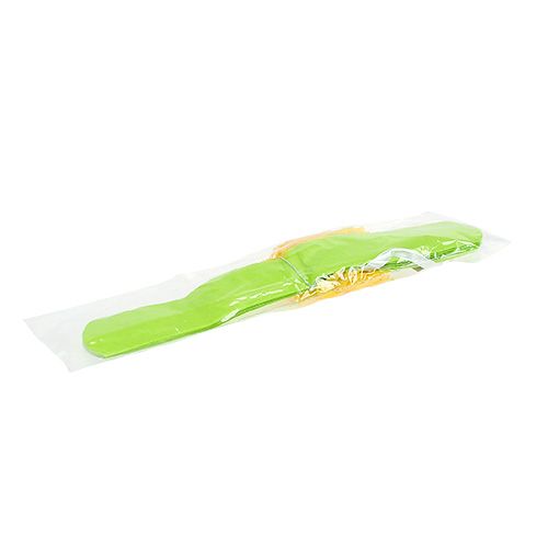 Floristik24 Flor de papel Ø28cm para pendurar verde-branco