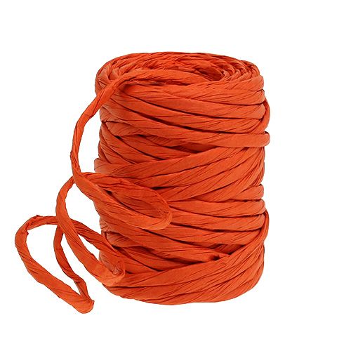Cordão de papel 6mm 23m laranja