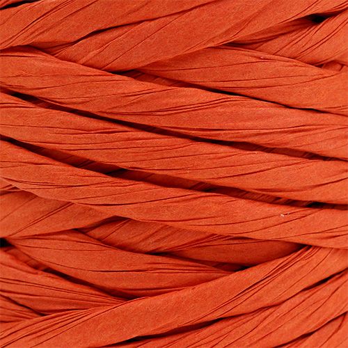 Itens Cordão de papel 6mm 23m laranja