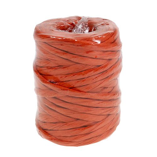 Itens Cordão de papel 6mm 23m laranja